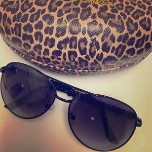 Betsey Johnson sunglasses & case